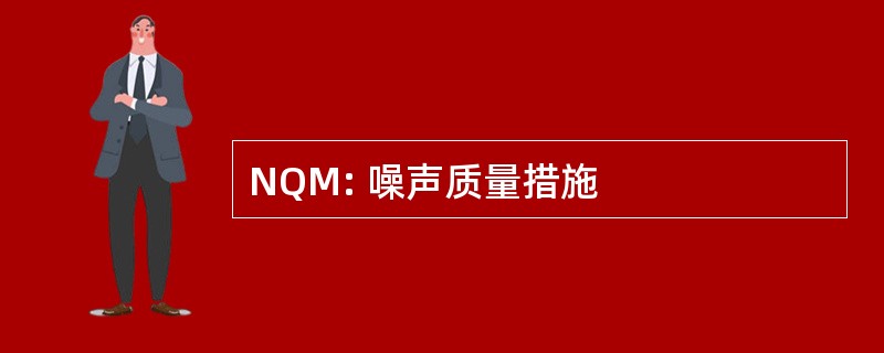 NQM: 噪声质量措施