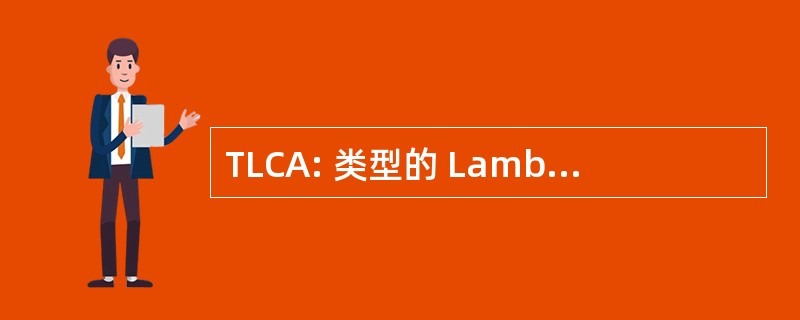 TLCA: 类型的 Lambda 结石和应用程序