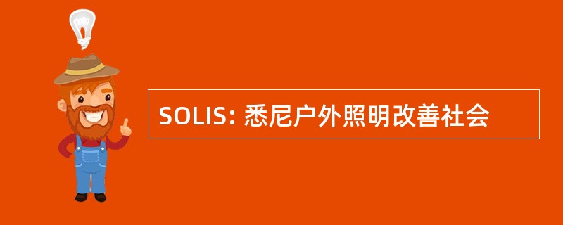 SOLIS: 悉尼户外照明改善社会