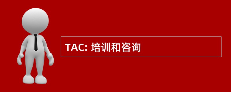 TAC: 培训和咨询