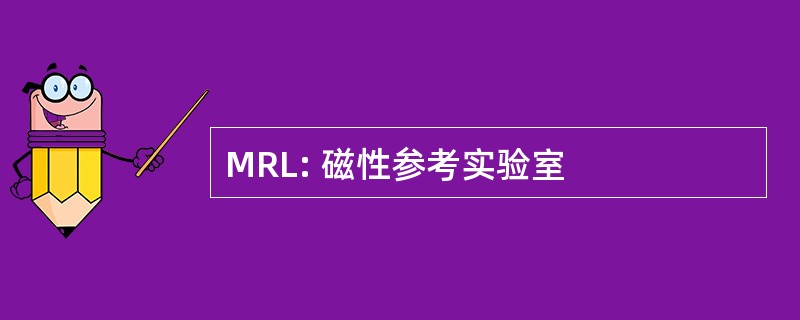 MRL: 磁性参考实验室