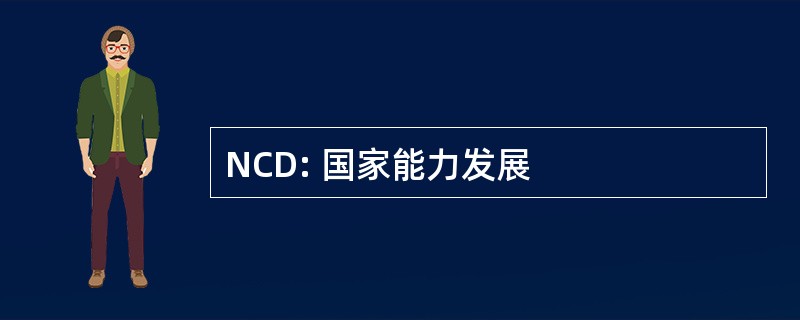 NCD: 国家能力发展