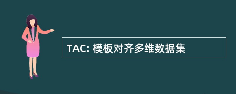 TAC: 模板对齐多维数据集