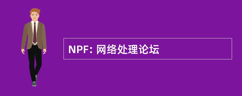 NPF: 网络处理论坛