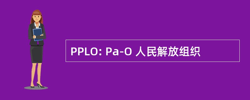 PPLO: Pa-O 人民解放组织