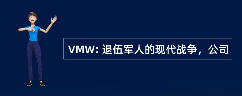 VMW: 退伍军人的现代战争，公司