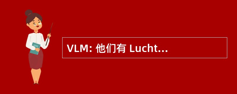 VLM: 他们有 Luchttransportmaatschappij