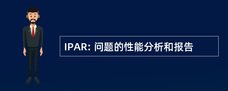 IPAR: 问题的性能分析和报告