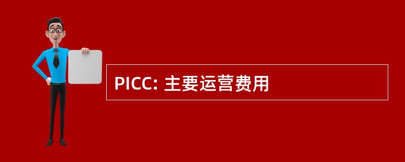 PICC: 主要运营费用