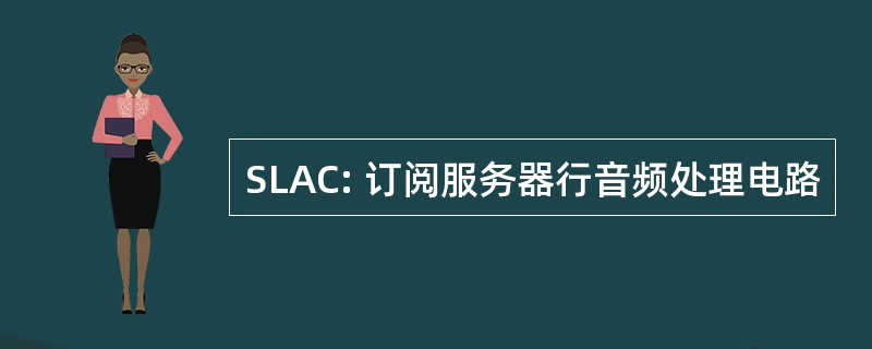 SLAC: 订阅服务器行音频处理电路