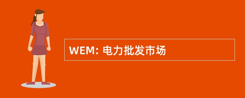 WEM: 电力批发市场