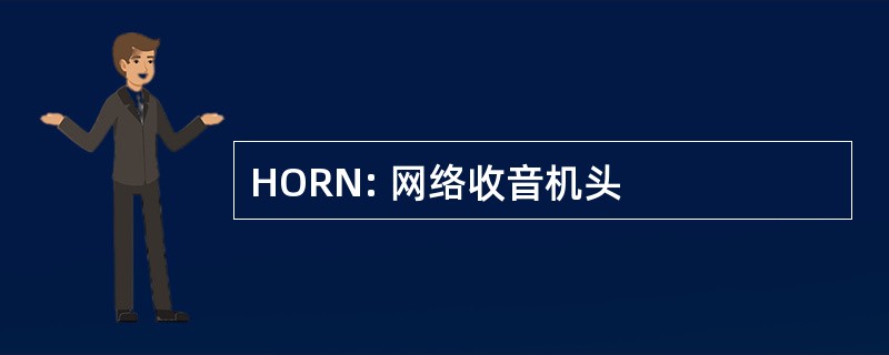 HORN: 网络收音机头