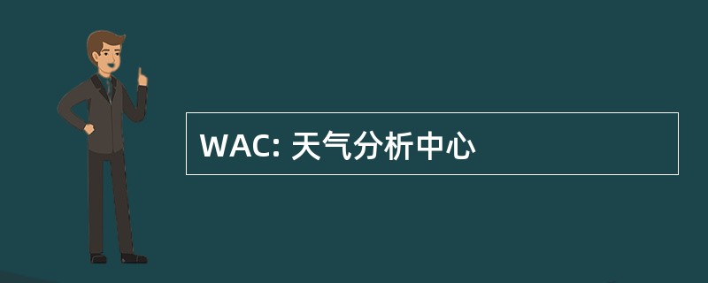 WAC: 天气分析中心