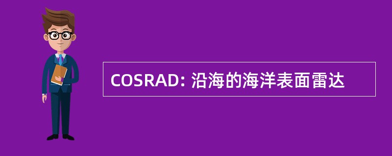 COSRAD: 沿海的海洋表面雷达