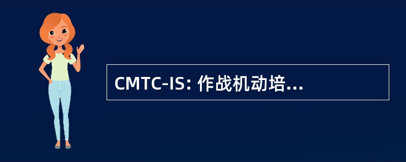 CMTC-IS: 作战机动培训中心仪表系统