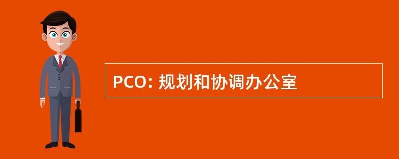 PCO: 规划和协调办公室