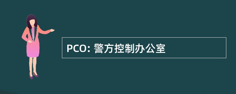 PCO: 警方控制办公室