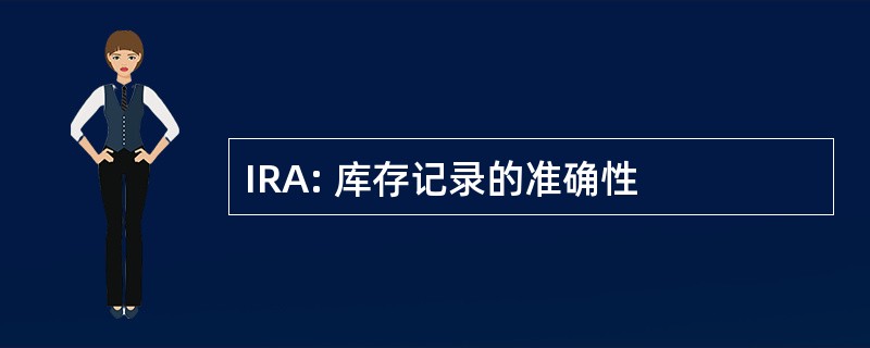 IRA: 库存记录的准确性