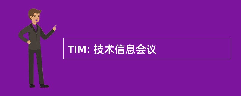 TIM: 技术信息会议