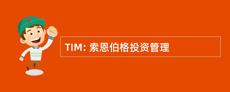 TIM: 索恩伯格投资管理