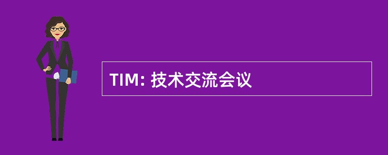 TIM: 技术交流会议