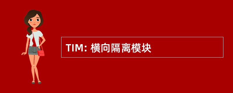 TIM: 横向隔离模块