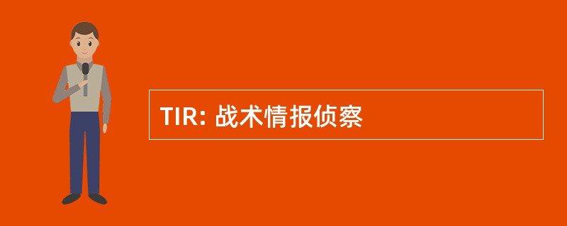 TIR: 战术情报侦察