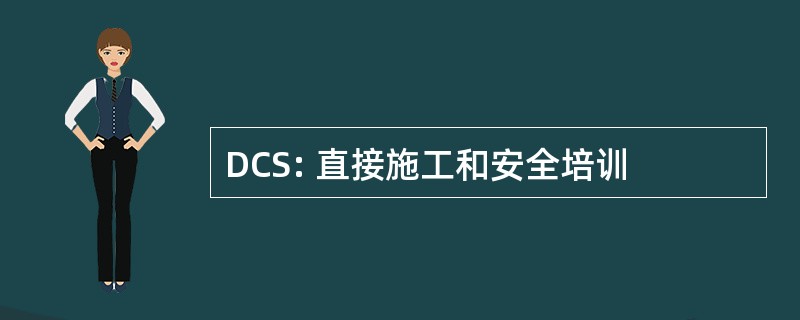 DCS: 直接施工和安全培训