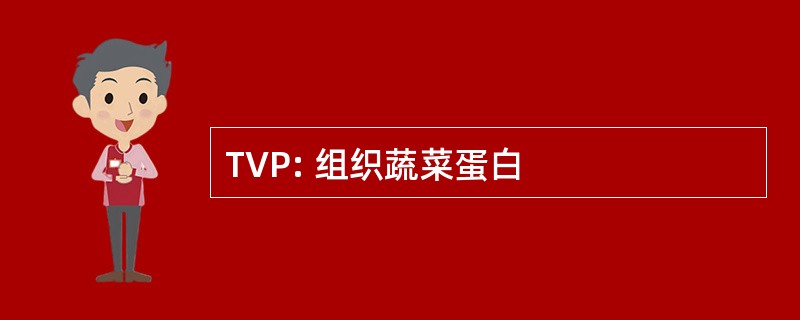 TVP: 组织蔬菜蛋白