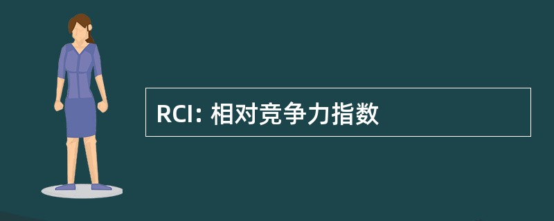 RCI: 相对竞争力指数