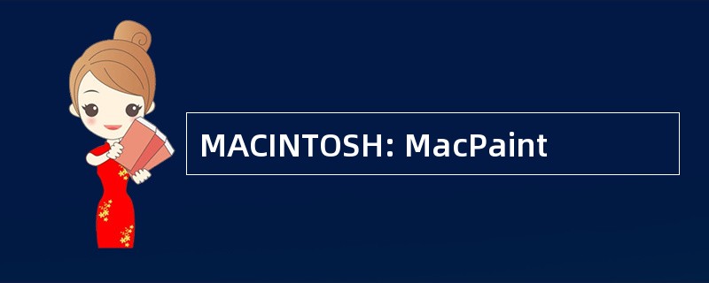 MACINTOSH: MacPaint