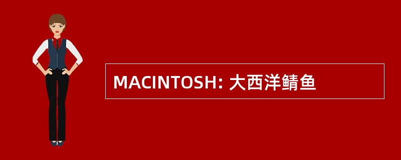 MACINTOSH: 大西洋鲭鱼