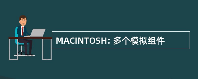 MACINTOSH: 多个模拟组件