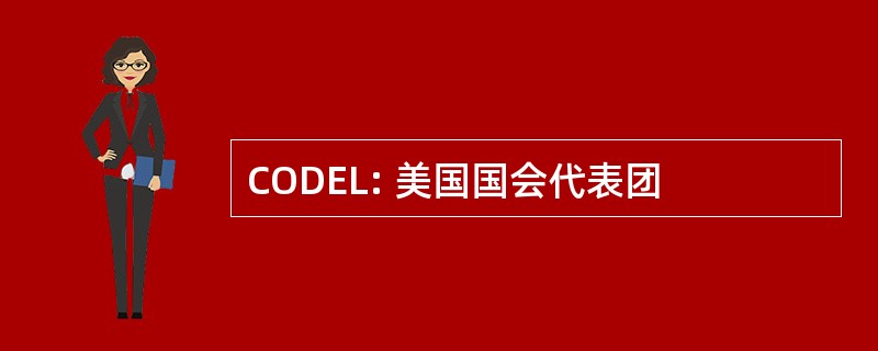 CODEL: 美国国会代表团