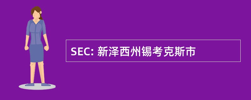 SEC: 新泽西州锡考克斯市