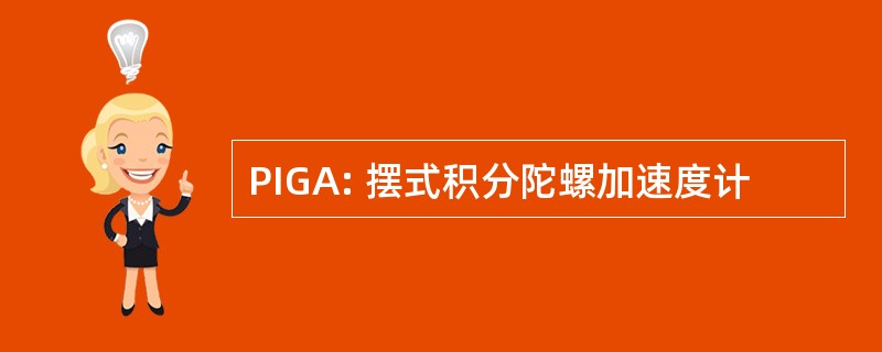 PIGA: 摆式积分陀螺加速度计