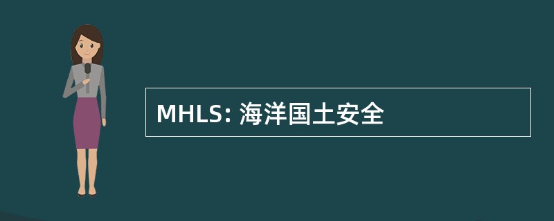 MHLS: 海洋国土安全