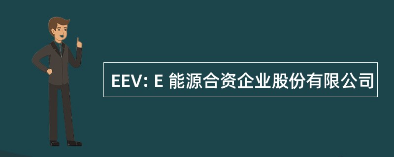 EEV: E 能源合资企业股份有限公司