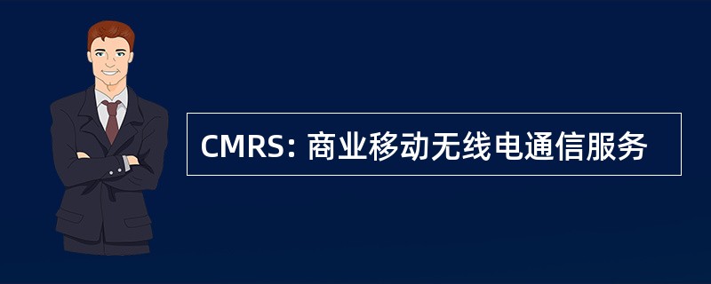 CMRS: 商业移动无线电通信服务