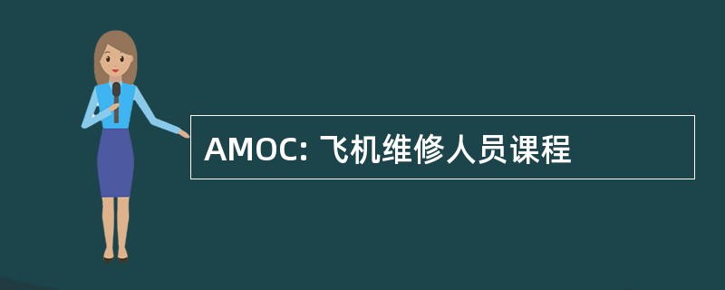 AMOC: 飞机维修人员课程