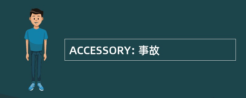 ACCESSORY: 事故