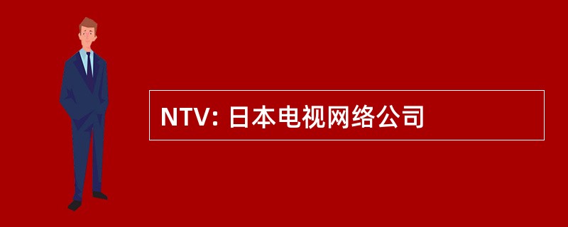 NTV: 日本电视网络公司