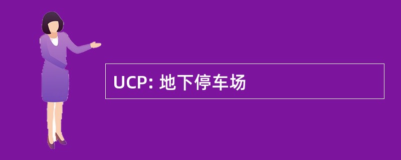 UCP: 地下停车场