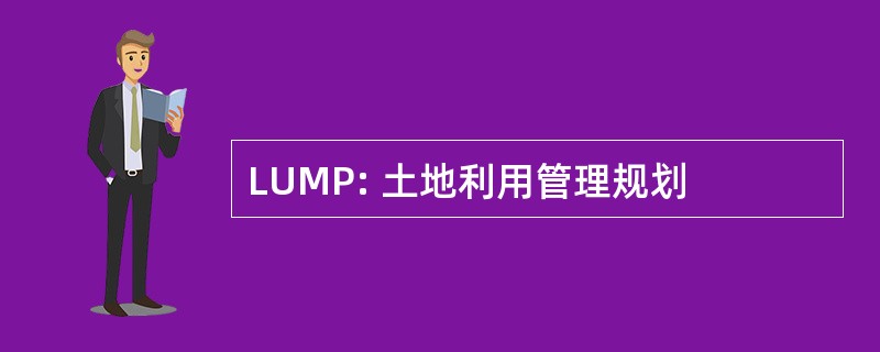 LUMP: 土地利用管理规划