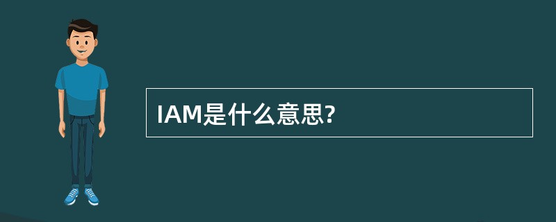 IAM是什么意思?