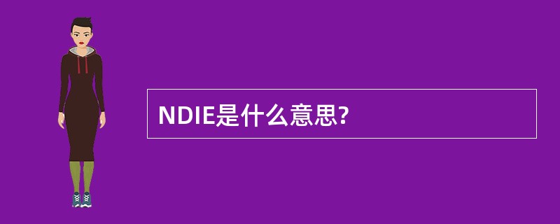 NDIE是什么意思?