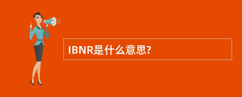 IBNR是什么意思?