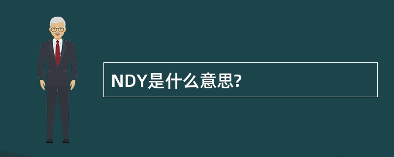 NDY是什么意思?