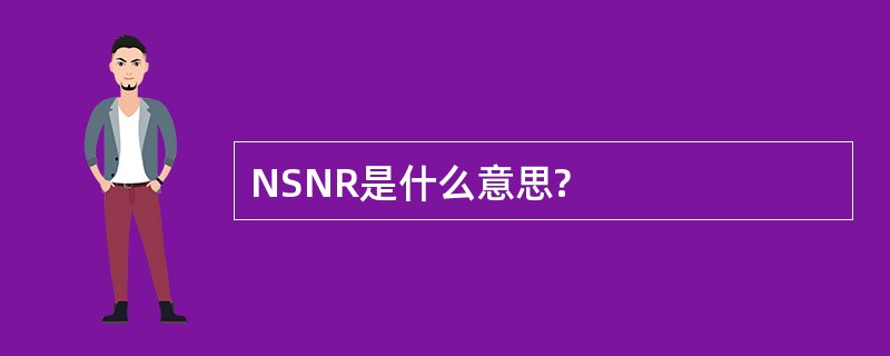 NSNR是什么意思?