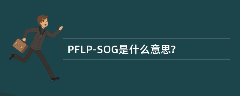 PFLP-SOG是什么意思?